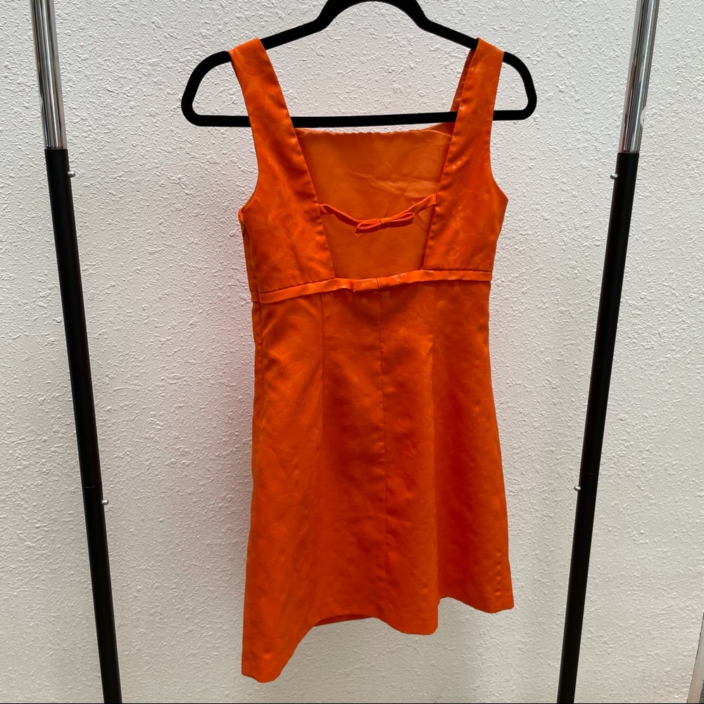 Nanette Lepore Orange Floral Dress - Picture 2 of 5